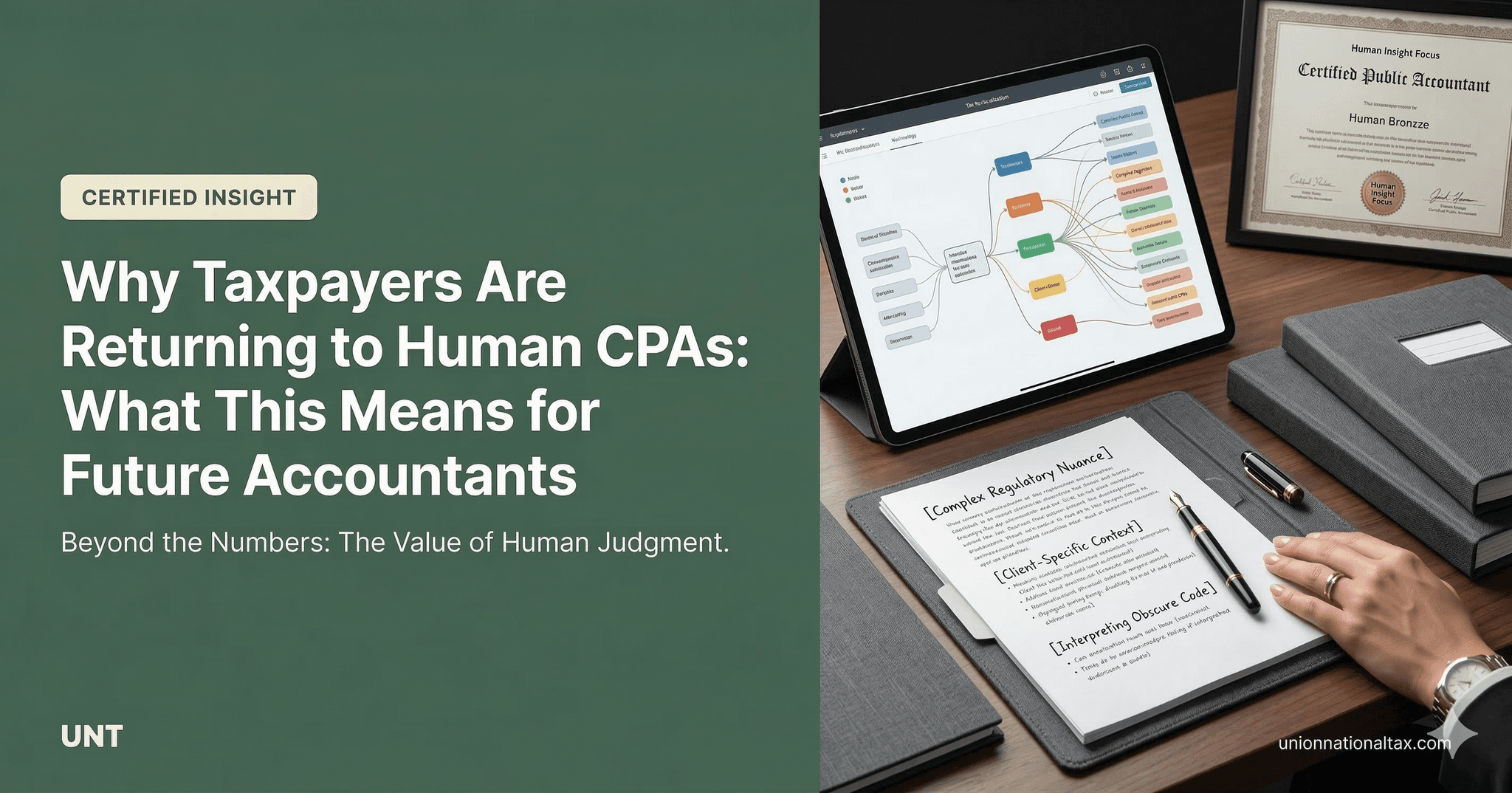 Why Taxpayers Are Returning to Human CPAs: What This Means for Future Accountants