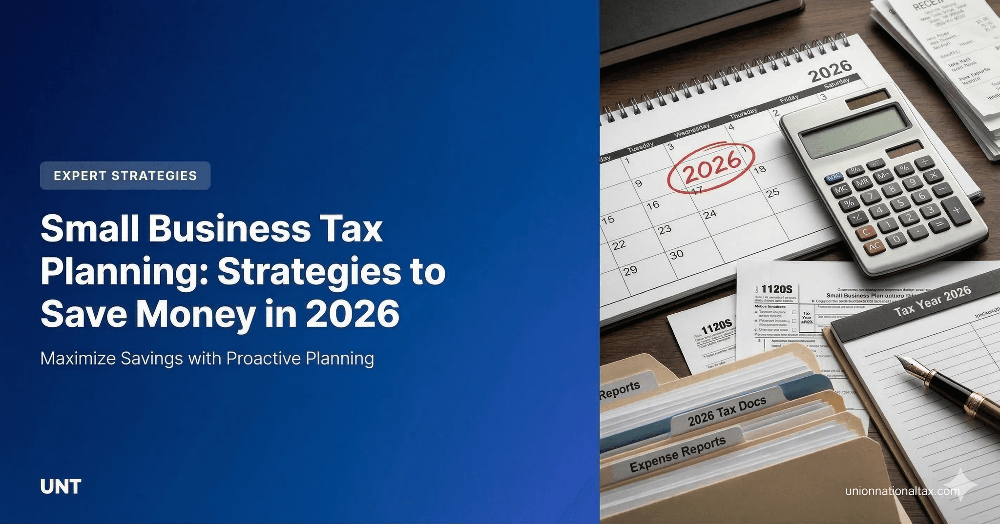 Small Business Tax Planning: Strategies to Save Money in 2026